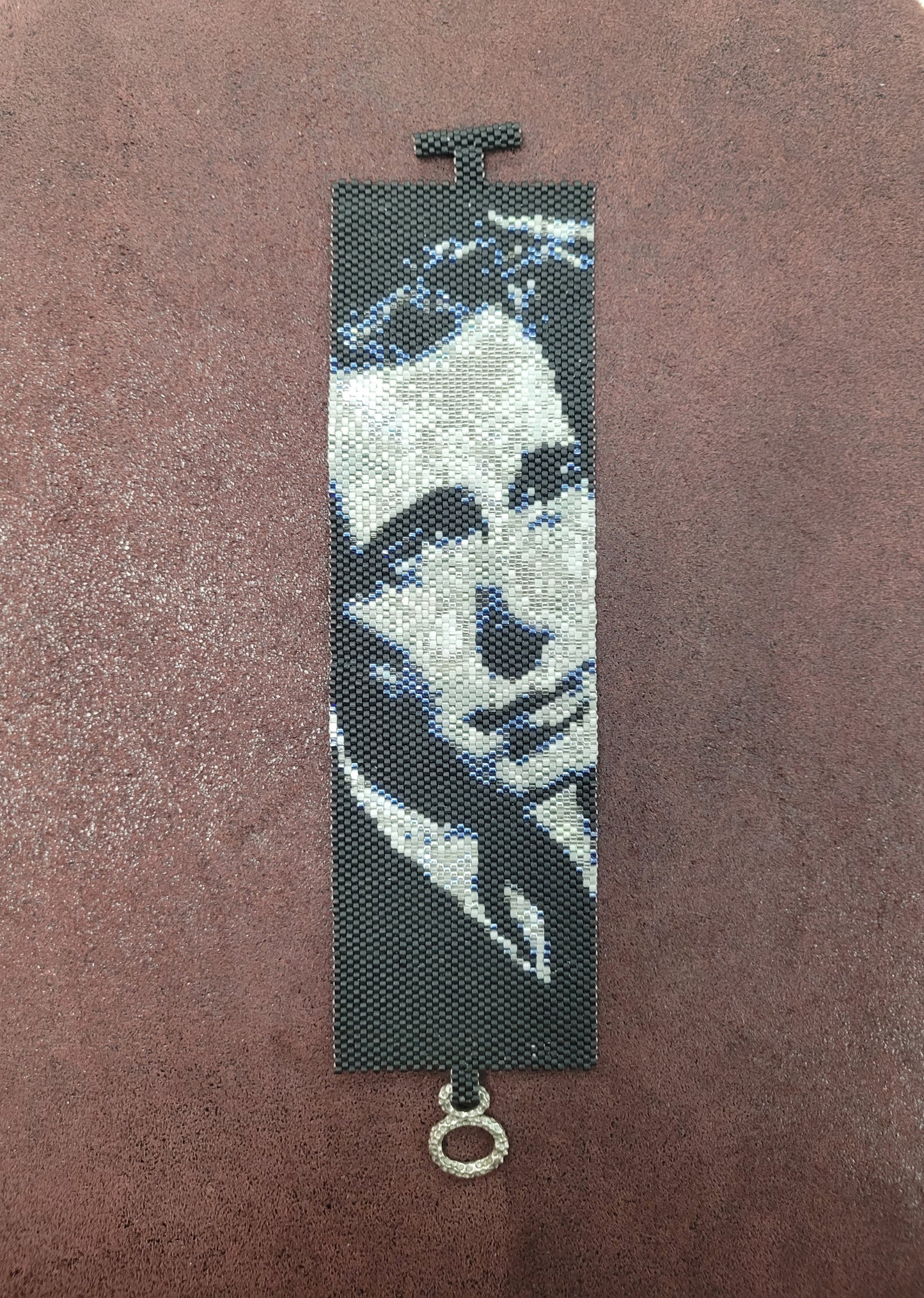 Bead Weaver Beaded Cuff - Humphrey Bogart